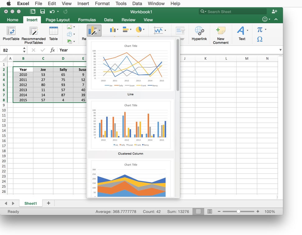 Excel For Mac 2015